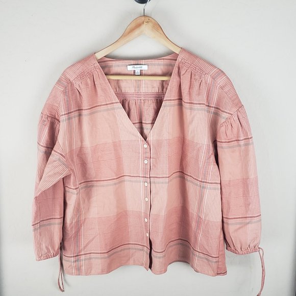 Madewell Morningview Tie-Sleeve Shirt - Picture 3 of 7